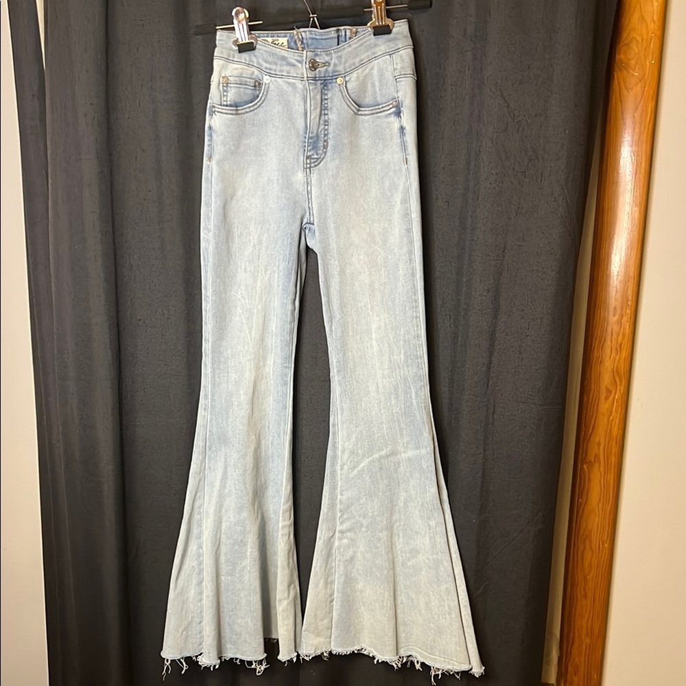We The Free Light Blue Flare Jeans